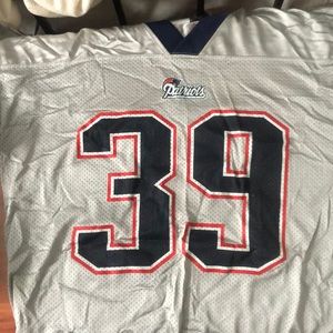 Reebok 2008 Silver alternative  patriots jersey